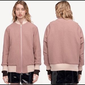 Rag and Bone Pink Elle Bomber